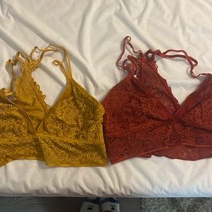 Aerie lace bralettes